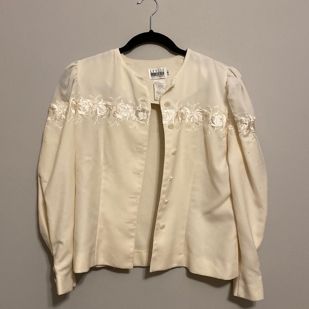 Vintage off white S blouse